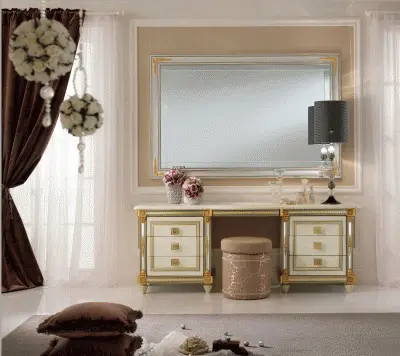 luxury dresser with mirror