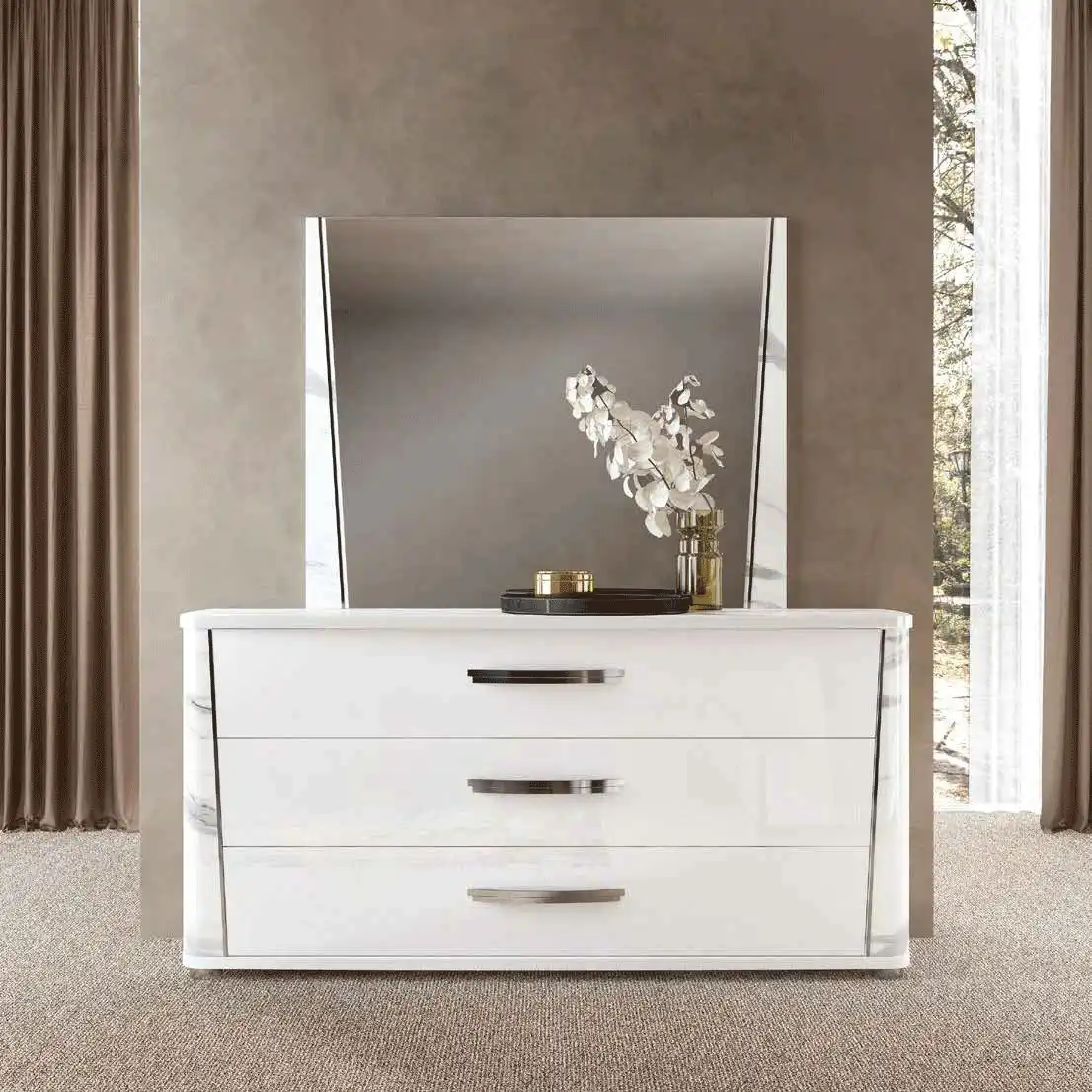 bedroom furniture dresser with mirror