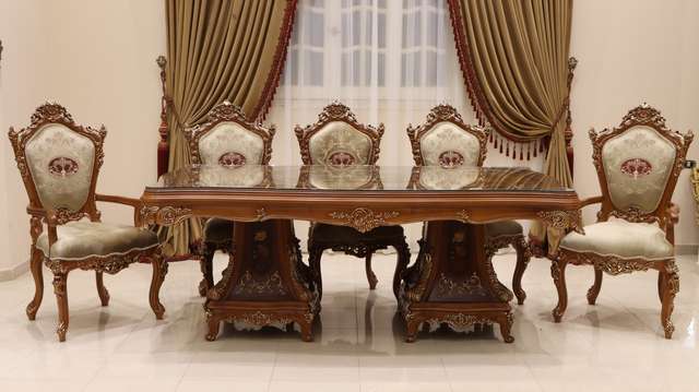 Elite Brown Dining Set